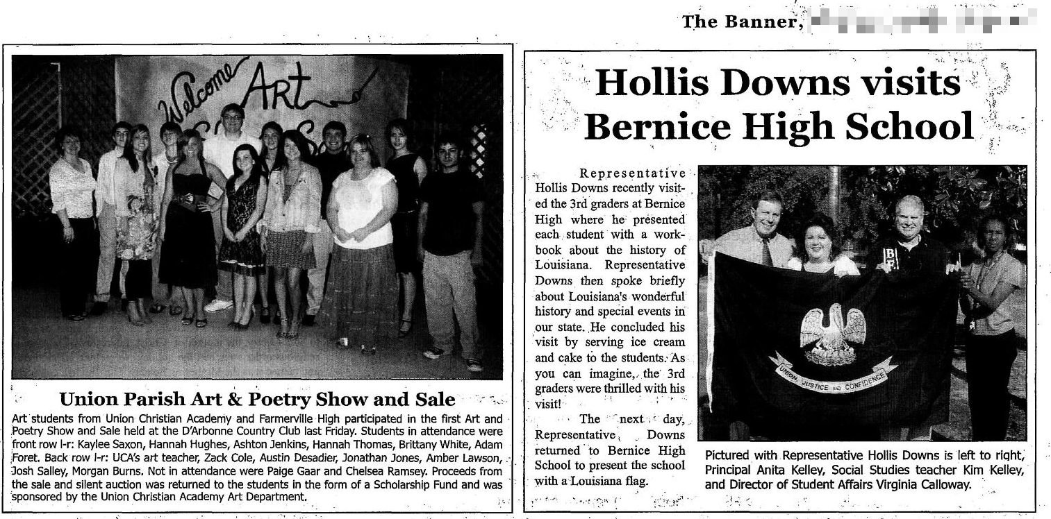 newspaper example